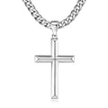 925 Sterling Silver Cross Pendant Necklace
