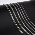 925 Sterling Silver Cuban Link Chain Necklace
