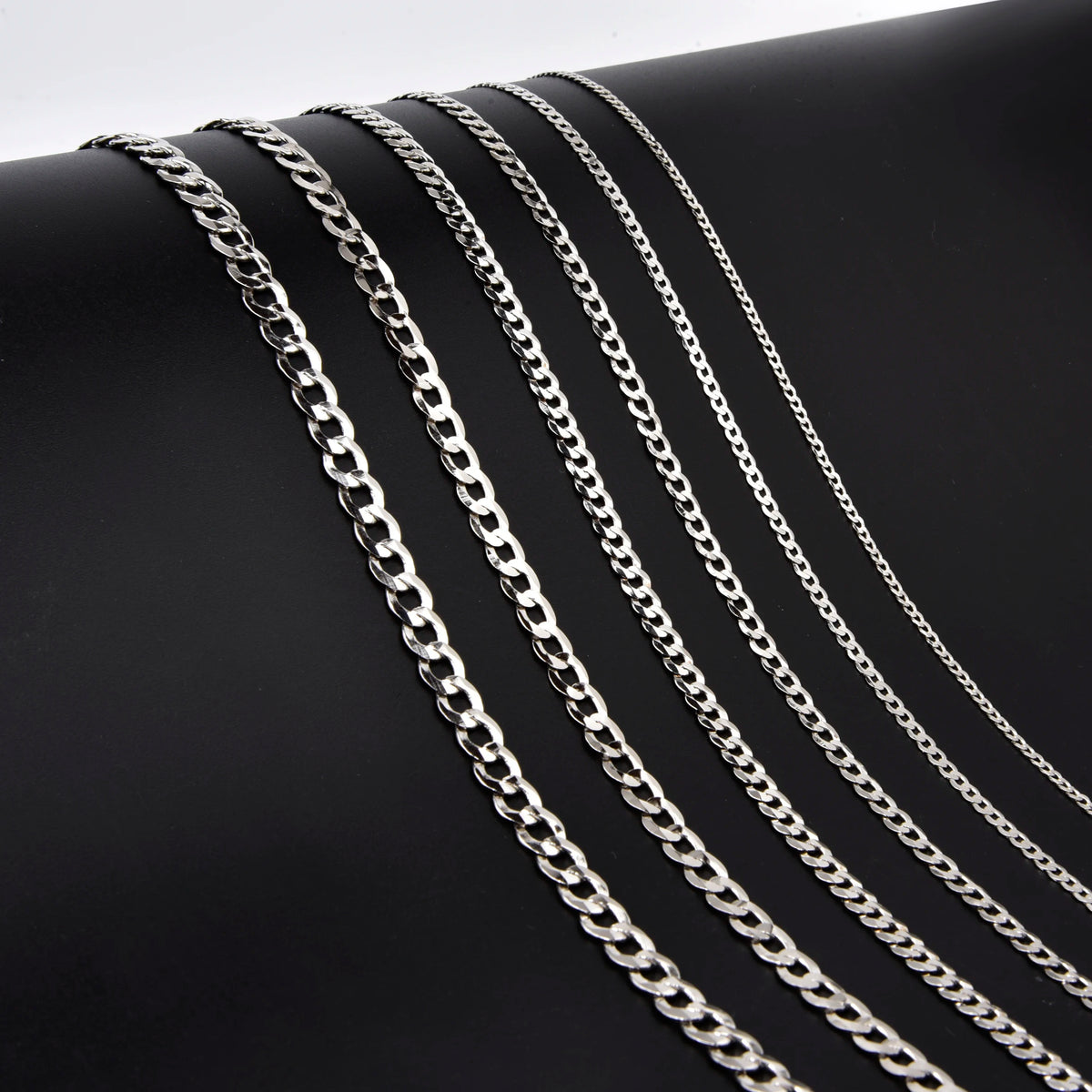 925 Sterling Silver Cuban Link Chain Necklace