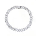 Iced VVS Moissanite Cuban Link Bracelet