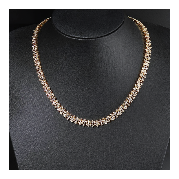 Iced cross chain | Gold & Silver | Necklace & Bracelet